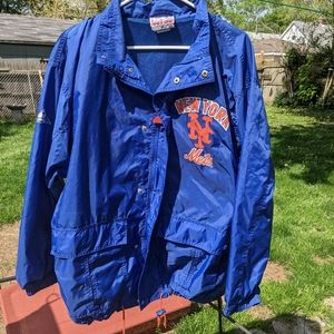 New York Mets size Large Apex jacket windbreaker from early Late 1990s vintage